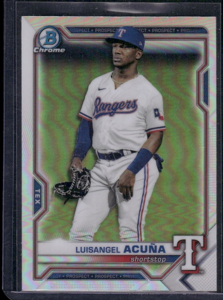 2021 Bowman Draft #BDC-81 Luisangel Acuña Chrome Refractor