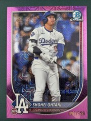2025 Bowman Mega Box Shohei Ohtani Pink Mojo Refractor /199