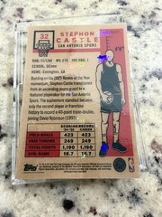 2025-26 Topps NBA Living Set #32 Stephon Castle – Chrome Parallel SSP SPURS