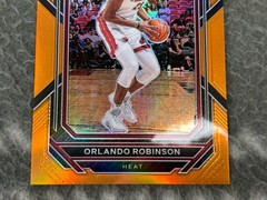 2022 Panini Chronicles Prizm Orlando Robinson #510 (RC) Orange Prizm /75