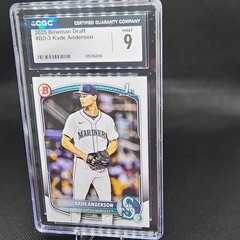Bowman Draft 2025 Kade Anderson 1st Bowman Baseball #BD-3 CGC Mint 9