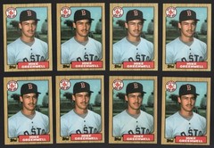 1987 TOPPS TIFFANY – MIKE GREENWELL – RC – #259 – LOT OF 16 CARDS