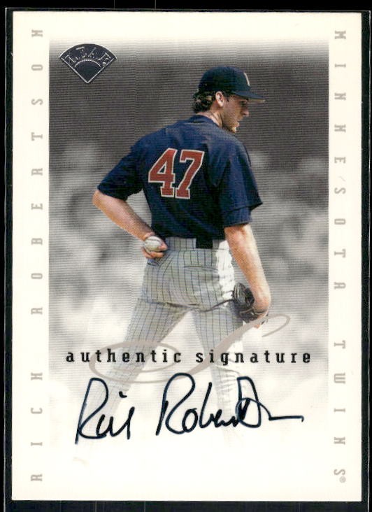 1996 Leaf Signature Series #NNO Rich Robertson Extended Series Autographs