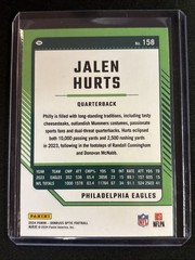 🔥Jalen Hurts 2024 Donruss Optic #158 Philadelphia Eagles QB