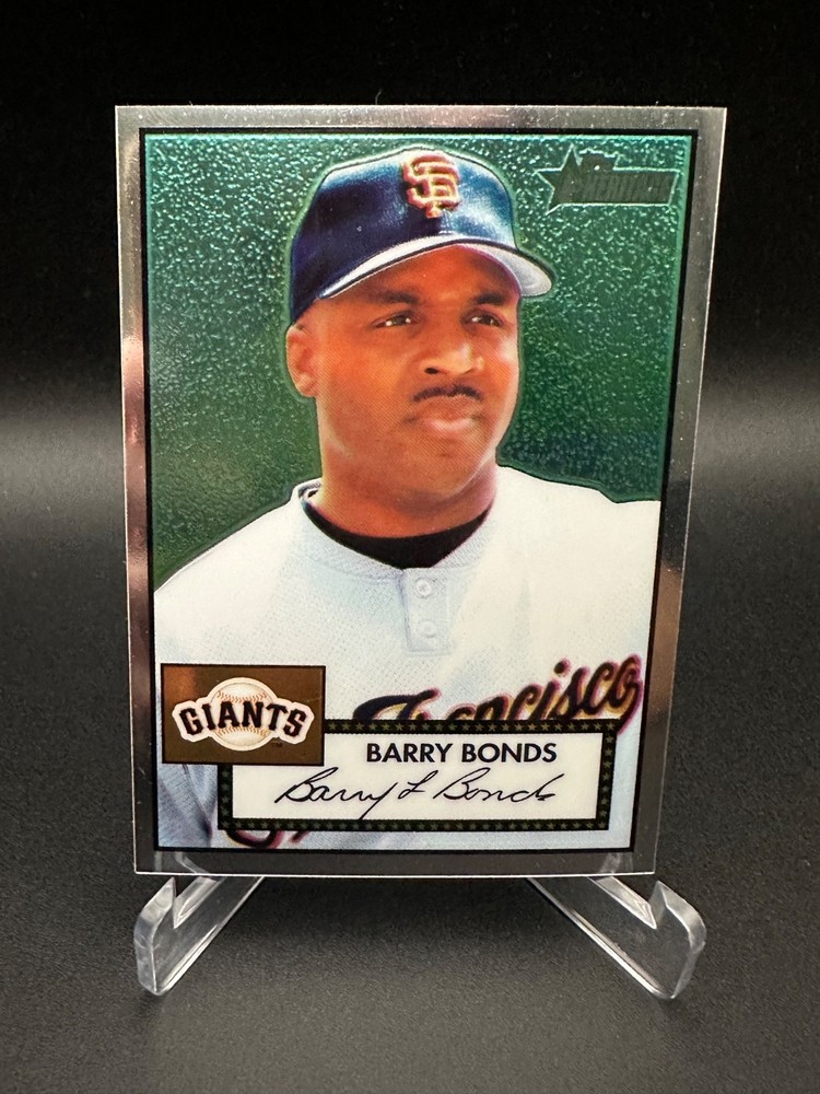 2001 Topps Heritage Chrome Barry Bonds #CP52 /552 Giants 410/552