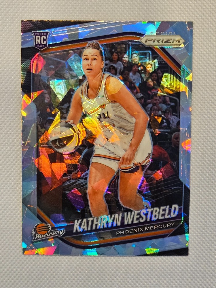 2025 Panini Prizm WNBA #29 Kathryn Westbeld (RC) Ice Prizm Rookie Card