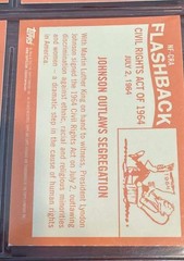 2013 Topps Heritage – News Flashbacks #NF-CRA Johnson Outlaws Segregation Mint
