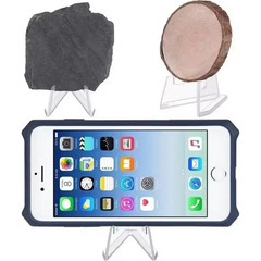 30 Pack Clear Card Stands, Arcylic Card Display for Sports Graded