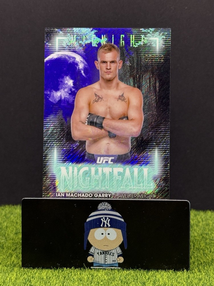 2025 Topps Midnight Ian Machado Garry UFC Nightfall Purple #/12 NF-13