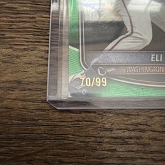 2025 Bowman Draft – Chrome Eli Willits #BDC-1 Green Mojo Refractor /99 (RC)