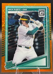 2025 Donruss Optic Nick Kurtz Orange Velocity Rated Prospect #154 -Athletics
