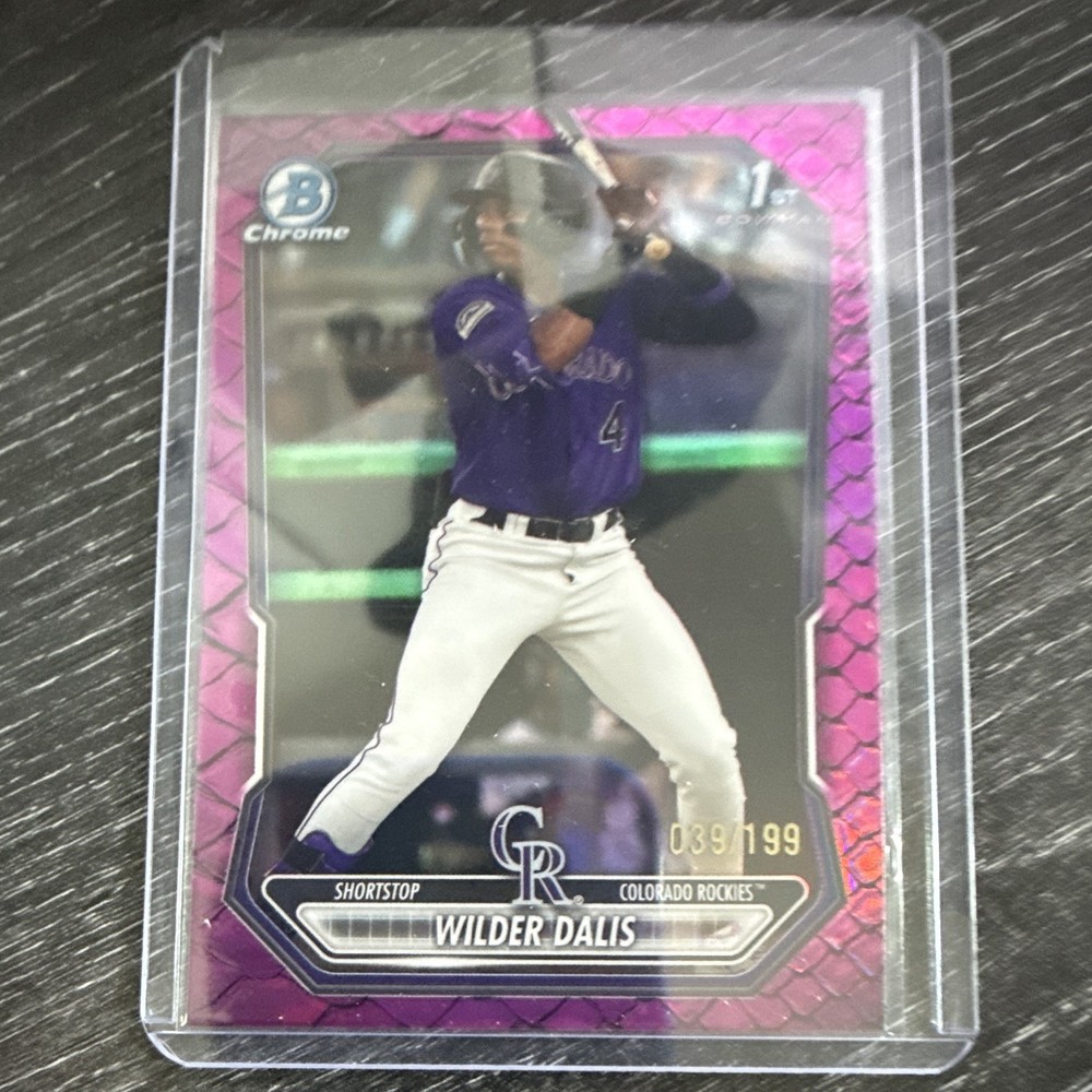 Bowman Bowman Chrome 2023 Wilder Dalis 1st Edition #BCP-150 /199 Rockies