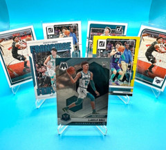 🔥LaMelo Ball🔥7 CARD LOT! MOSAIC ROOKIE & FRANCHISE FEATURES! 🤯