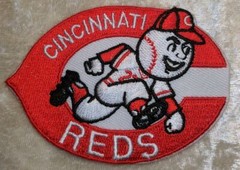 Cincinnati Reds Mascot 3&Prime; Iron /Sew On Embroidered Patch~ Free Tracking!