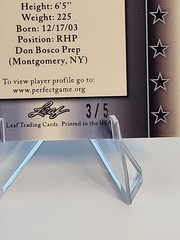 CADEN DANA 2021 LEAF PERFECT GAME ALL-AMERICAN CLASSIC /5 #BA-CD1 AUTO WAVE