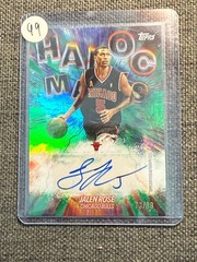 Topps Finest 2025 Jalen Rose Auto Havoc Marks #HM-JR Chicago Bulls NBA
