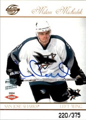 2003-04 Pacific Supreme #136A Milan Michalek Auto /375 – NM-MT slight smudge
