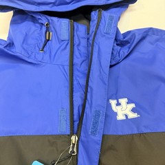 Kentucky Wildcats Jacket Hooded Rain Mens Large Columbia Glennaker Storm New