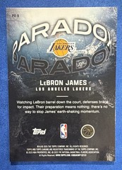 Topps 2025 Topps Chrome LeBron James Paradox Insert #PX-9 Los Angeles Lakers
