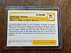 1980-84 SSPC Baseball Immortals 1st Printing – #171 Al Kaline NM-Mint