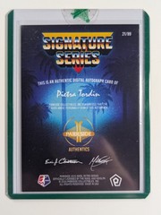 2025 Parkside NWSL Pietra Tordin Retro Rookie Signature Series Auto #D /89 QTY