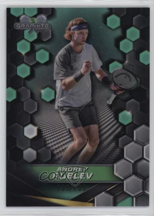 2024 Topps Graphite Aqua Refractor 139/199 Andrey Rublev #7 Rookie RC pe8