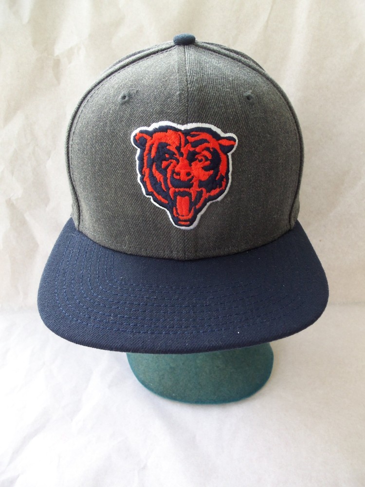 Chicago Bears New Era 9Fifty Snapback Hat! FLAT BRIM! ADJUSTABLE! DARK GRAY!