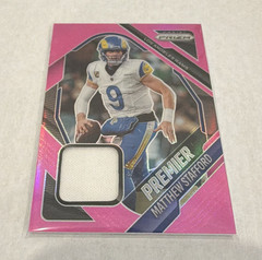 Panini Prizm 2023 Matthew Stafford Premier Jerseys #PJY-MSD Rams Memorabilia