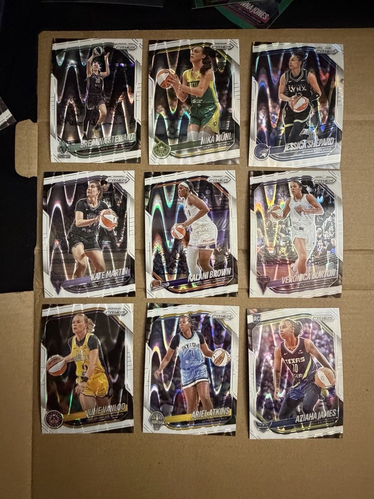 2025 Panini Prizm WNBA Lot Seismic Prizms