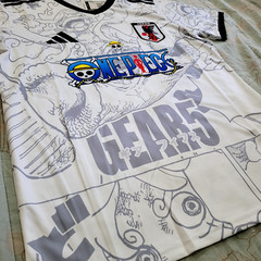 Japan Soccer Jersey One Piece Luffy Anime Gear 5 Concept Edition S,M,L,XL,XXL