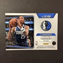 2024-25 Panini Prizm Black – Sensational Signatures PJ Washington Jr., PJ…