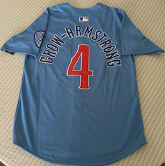 Nike Chicago Cubs Men&rsquo;s Jersey Bundle Home Pinstripe Royal Blue & Baby Blue NWT