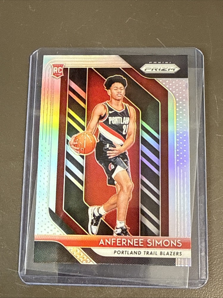 2018-19 Panini Prizm – Anfernee Simons #61 Silver Prizm (RC) Portland