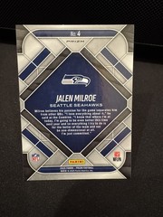 2025 Panini Prizm JALEN MILROE Rookie Emergent Silver Prizm RC