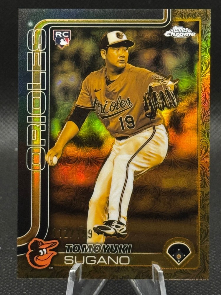2025 Topps Gilded Collection Tomoyuki Sugano Gold /99 Rookie Card (RC) CG-4