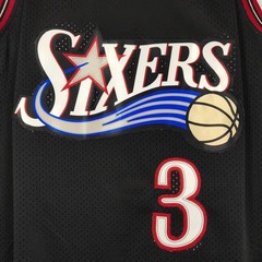 Allen Iverson #3 97-98 season retro black jersey (new)