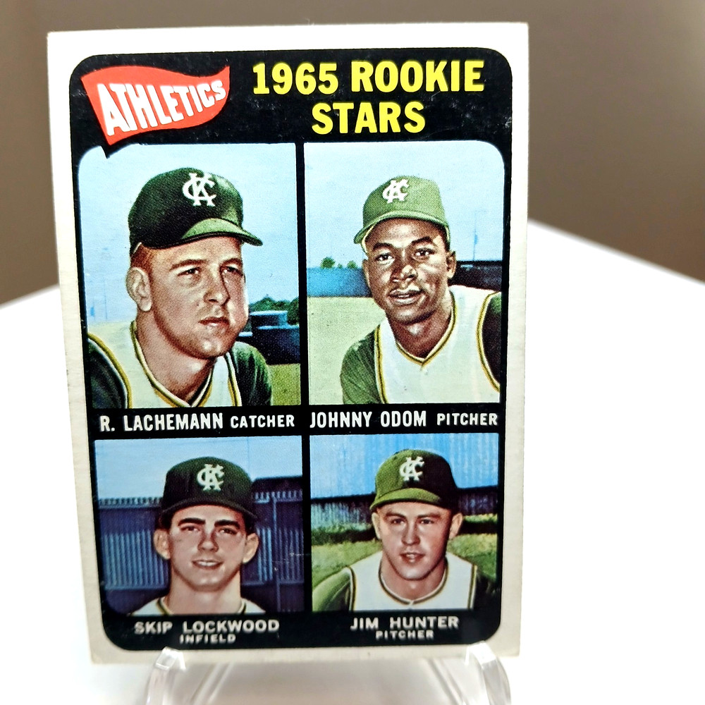 Jim Hunter 1965 Topps #526 Rookie Card VG-VGEX