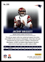 2024 Panini Prestige Jacoby Brissett New England Patriots #200