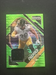 2025 Panini Prizm – Premier Jerseys T.J. Watt #PJY-TJW Neon Green Pulsar…