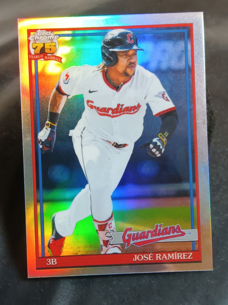 2026 Topps Chrome Refractor ⭐Retro 1991 Topps⭐ #91CB-9 Jose Ramirez 🔥 Guardians