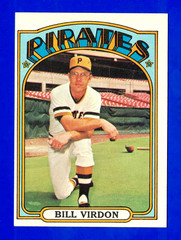 1972 TOPPS #661 BILL VIRDON PITTSBURGH PIRATES HIGH NUMBER CARD — NR MINT