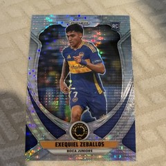 2025 Panini Prizm Club World Cup Exequiel Zeballos Boca Juniors White Knight SSP
