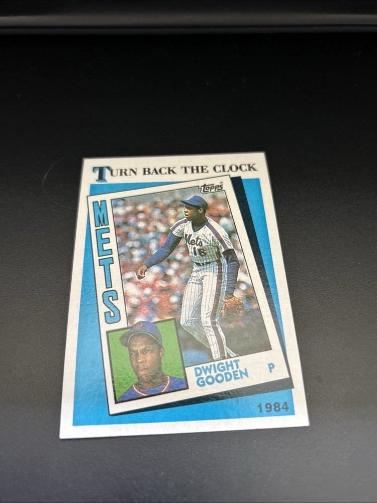 1989 TOPPS TURN BACK THE CLOCK DWIGHT GOODEN #661 NM