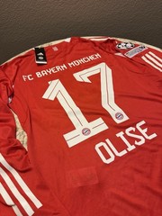 adidas Bayern Munich Olise #17 Officialy Licensed Long Sleeve Jersey Size XL