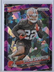 2025 Prizm – Dylan Sampson #365 – Purple Ice Prizm /225 (RC)