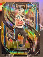 2024 Panini Select Black and Yellow Rookie Xavier Legette