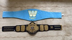 WWE Hulk Hogan Official Autographed Winged Eagle Championship Replica Title Belt