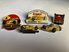 (Five) Al Unser, Penske, 1983-1985 IndyCar/CART Series Champion Pins.