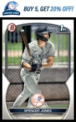 2023 Bowman #BP-139 Spencer Jones Prospects New York Yankees