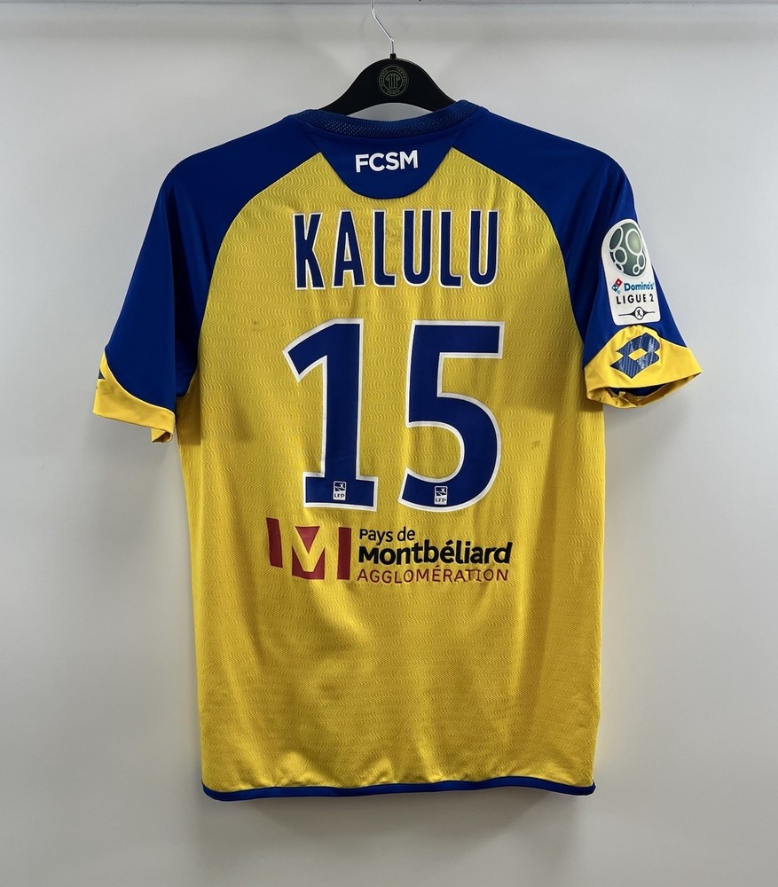 Sochaux Matchworn Kalulu 15 Home Football Shirt 2017/18 (S) Lotto H713